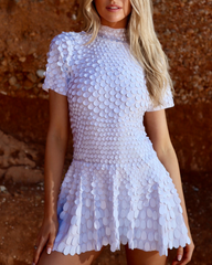 NALA White Midi Dress by Retail Agenda