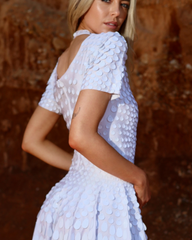 NALA White Midi Dress by Retail Agenda