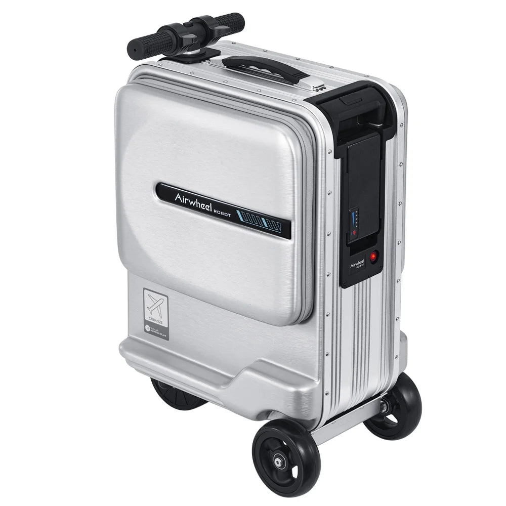 Airwheel 20 Inch SE3miniT Smart Robot Electrical Riding Luggage Ride on Scooters Carry On Luggage for Travel