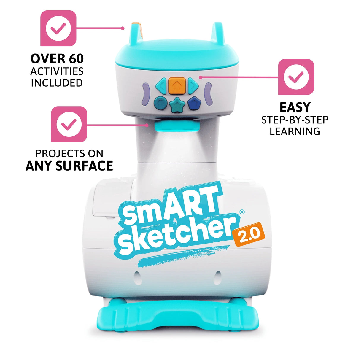 smART Sketcher 2.0 Projector, Drawing Projector for Kids, Art Projector for Tracing, Art Supplies for Kids 5+