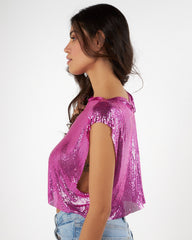 Retail Agenda Daphne Fuchsia Top – Party & Evening Wear