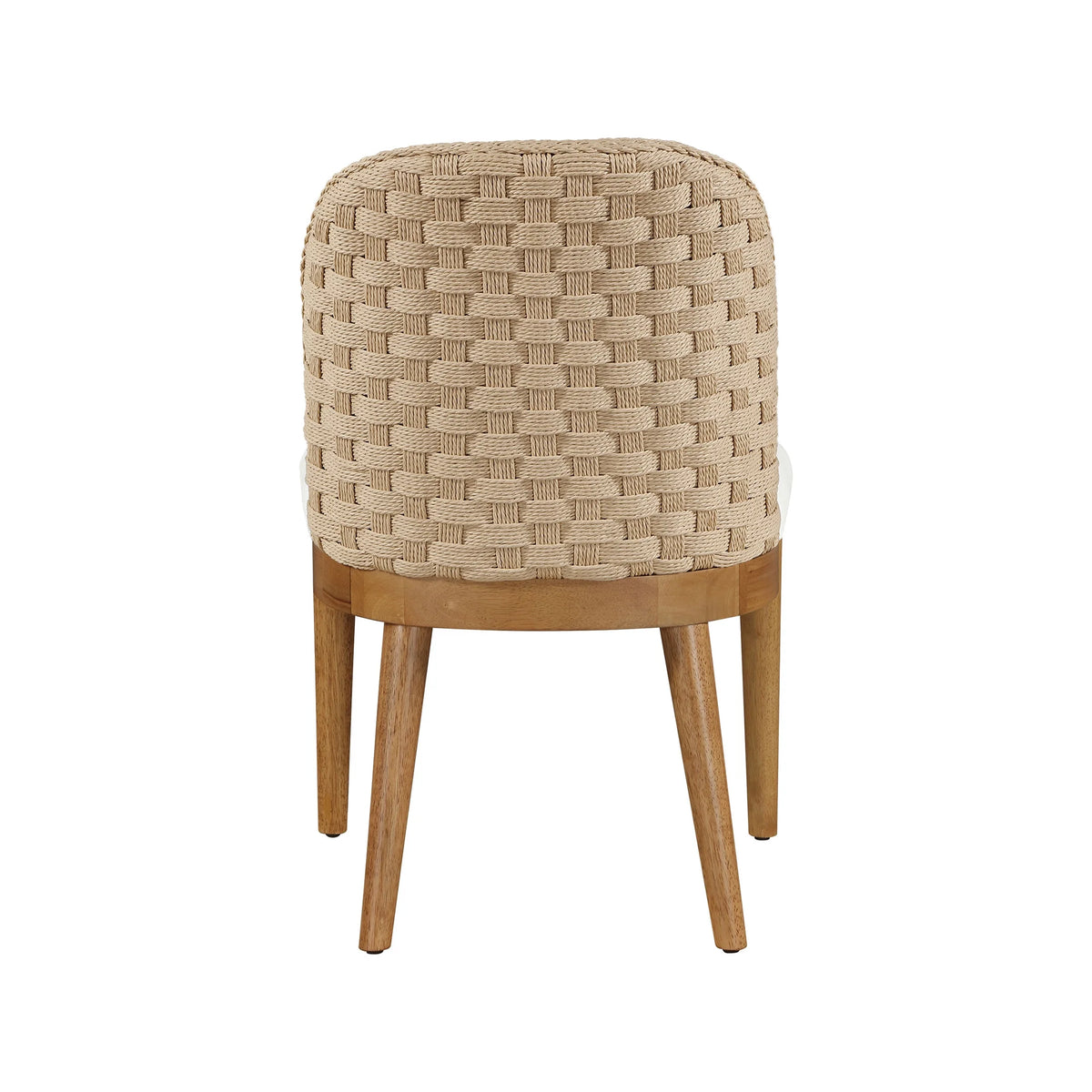 My Texas House Saylor Farmhouse Dining Chair Set, Natural Wood, Set of 2