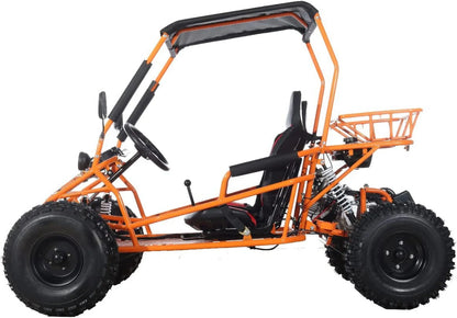 X-Pro New Rover 125cc Gas Powered Go Kart 3 Semi-Automatic Transmission w/Reverse Big 18"/19" Wheels