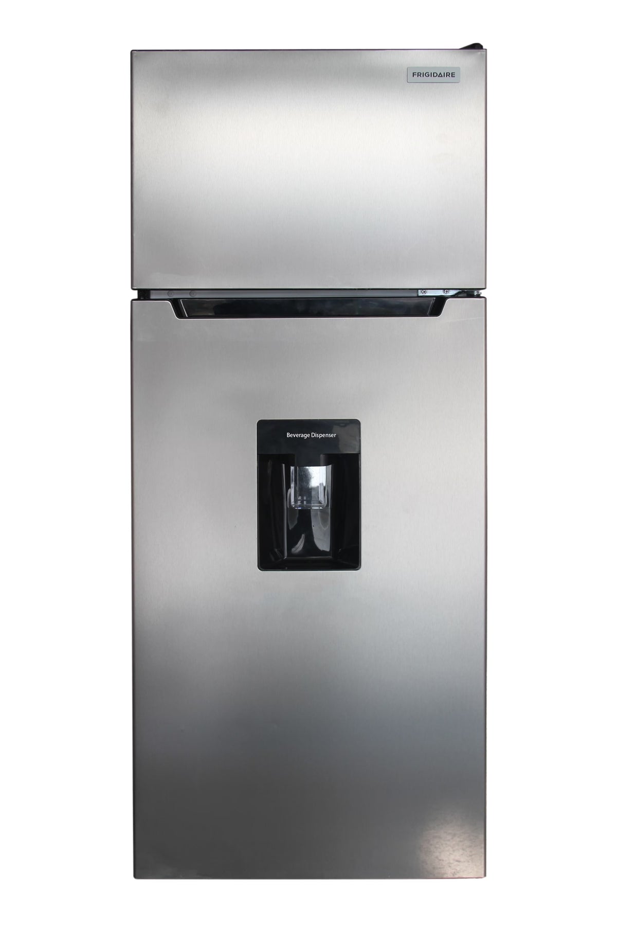 Frigidaire, 7.3 Cu. Ft. Top Mount Refrigerator, Integrated Beverage Dispenser,Platinum
