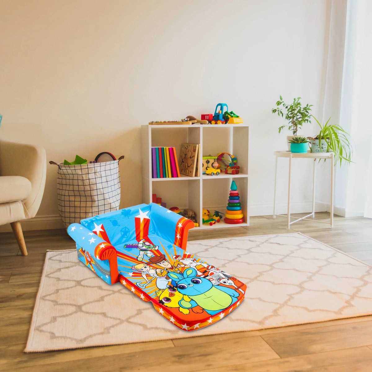 Marshmallow Furniture 2 Pack 2-in-1 Flip Open Foam Sofa Bed, Toy Story 4