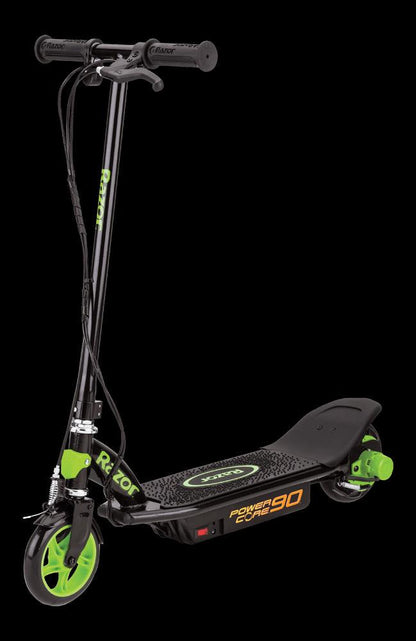 Razor Power Core E90 Green Electric Kids Toy Scooter. Certified Refurbished. Age 8+
