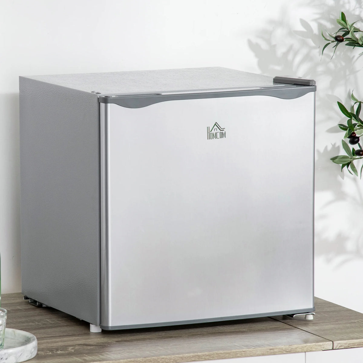 Side-by-Side Refrigerator HOMCOM Mini Freezer Countertop, 1.1 Cu.Ft Compact Upright Freezer with Removable Shelves, Reversible Door for Home, Dorm, Apartment and Office, gray,French Door Refrigerator