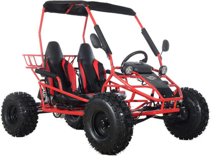 X-Pro New Rover 125cc Gas Powered Go Kart 3 Semi-Automatic Transmission w/Reverse Big 18"/19" Wheels