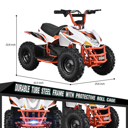 Aoemoe 500W Ride-On Racer �C 15mph Speed, 36V Battery, 45�C60 Min Play, Blue
