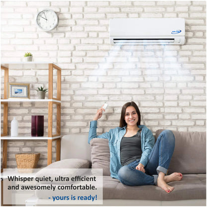 2 Zone Mini Split 9000 12000 Ductless Air Conditioner Pre-Charged Dual Zone 21 Seer Mini Split Includes