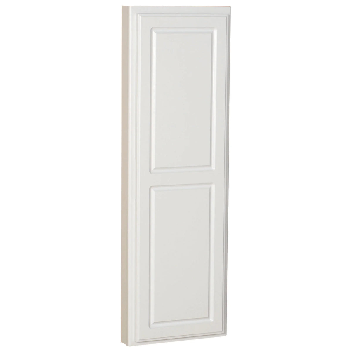 Household Essentials Ironing Board Cabinet, In-Wall Recessed Ironing Board Cabinet with Storage Shelves, White