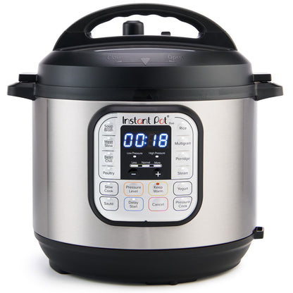 Instant Pot 6Qt DUO 7-in-1 Multi-Cooker, Pressure Cook, Slow Cook, & more, Stainless Steel