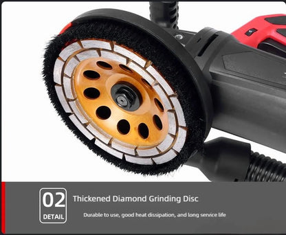 PWTOOL Concrete Floor Grinder | Multifunctional Concrete Sander Concrete Sanding Machine | Flexible Floor Sander Floor Grinder Polishing Machine for Floor Sanding Wall Sanding