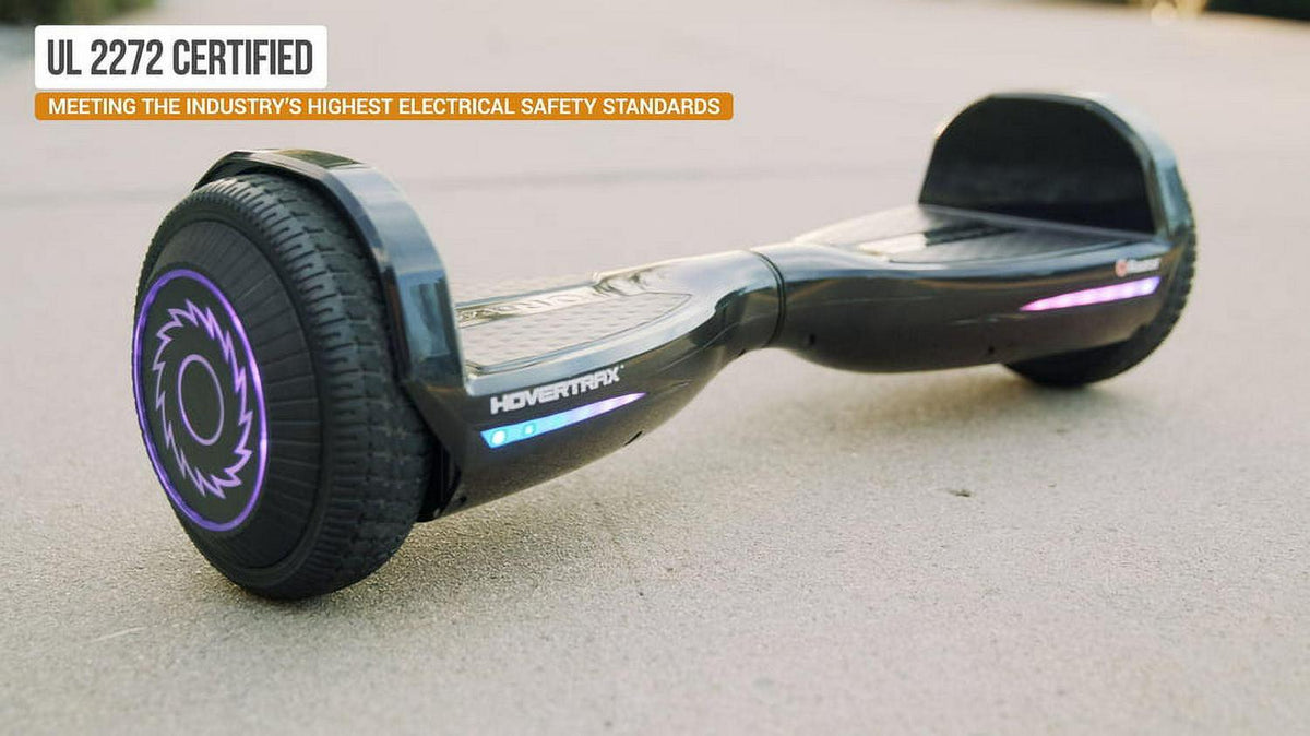 Razor Hovertrax Prizma- Black. Lighted Hoverboard for Child &amp; Teen. up to 9 mph. UL2272 Certified