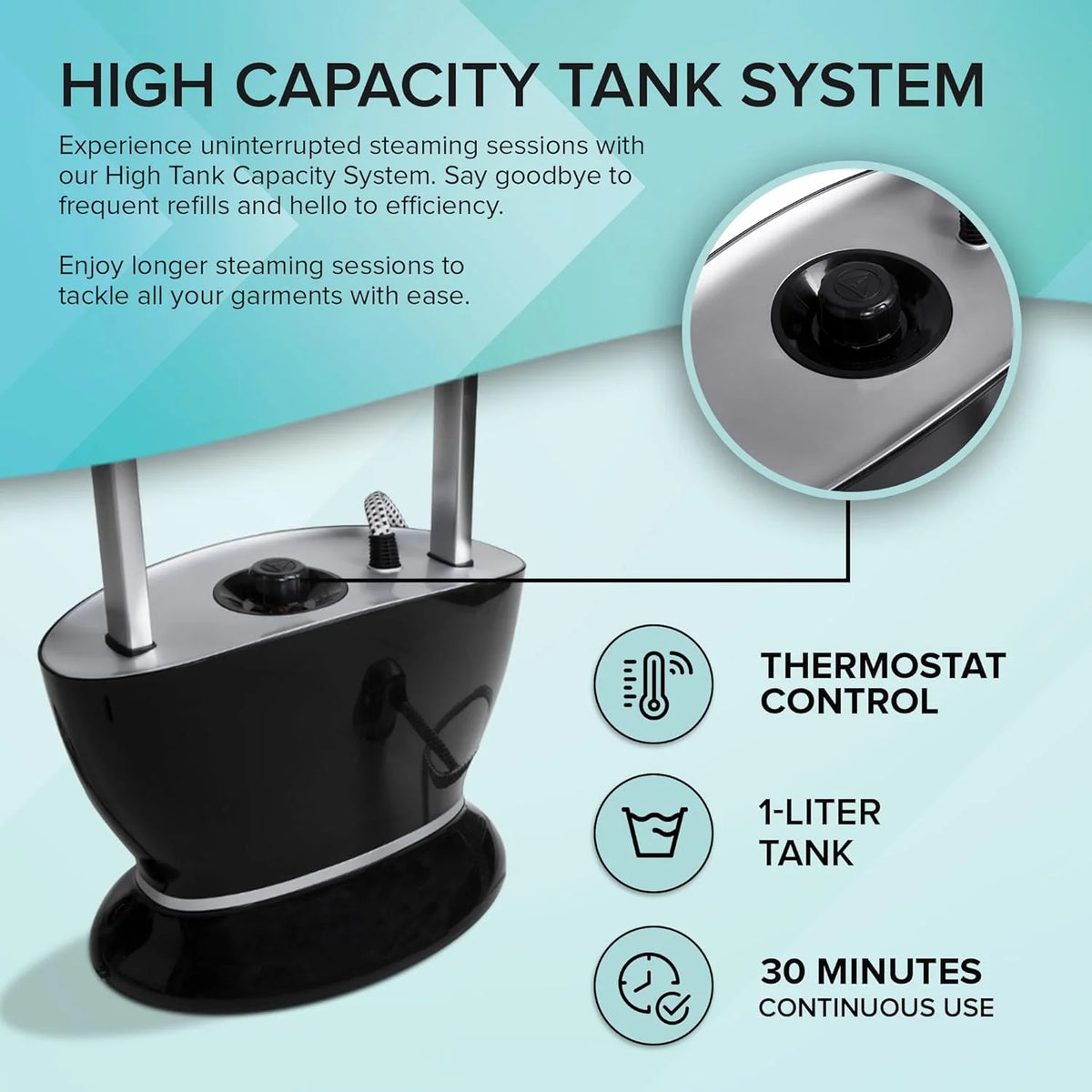 Steam & Go All-in-One Garment Steamer & Clothes Iron with Ironing Board & Hanger