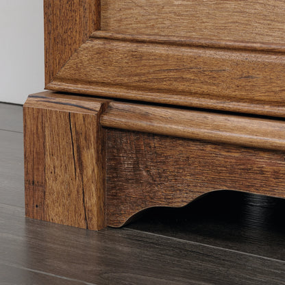 Sauder Palladia 6-Drawer Bedroom Dresser, Vintage Oak Finish