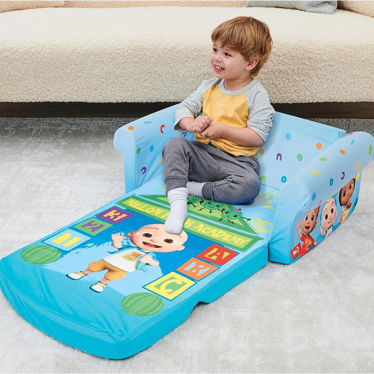 Marshmallow Furniture 2 Pack 2-in-1 Flip Open Foam Sofa Bed, Toy Story 4