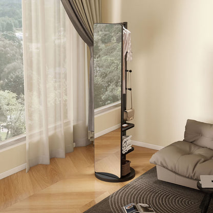 Full-Length Mirror on Rubber Wood Frame 65.7 x 17.7 Inches Ideal for Dressing Rooms and Living Spaces for Versatile Use