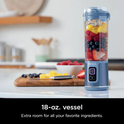 Ninja Blast Portable Blender, Cordless, 18oz. Vessel, Personal Blender for Shakes & Smoothies, BPA Free, Leakproof Lid & Sip Spout, USB-C Rechargeable, Dishwasher Safe Parts, Metallic Purple,