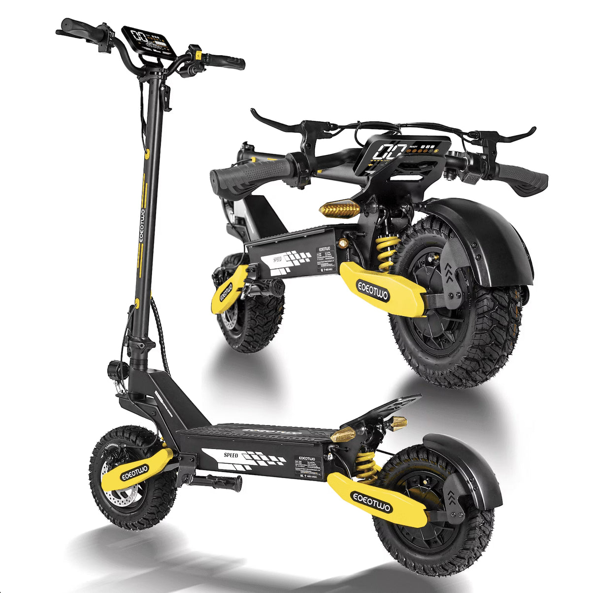 Off Road Electric Scooter for Adults, 1200W Motor Fast E Scooter, Up to 28MPH Top Speed & 20Miles Long Range, 11" Off-Road Tires, 330lbs MAX Load, Foldable