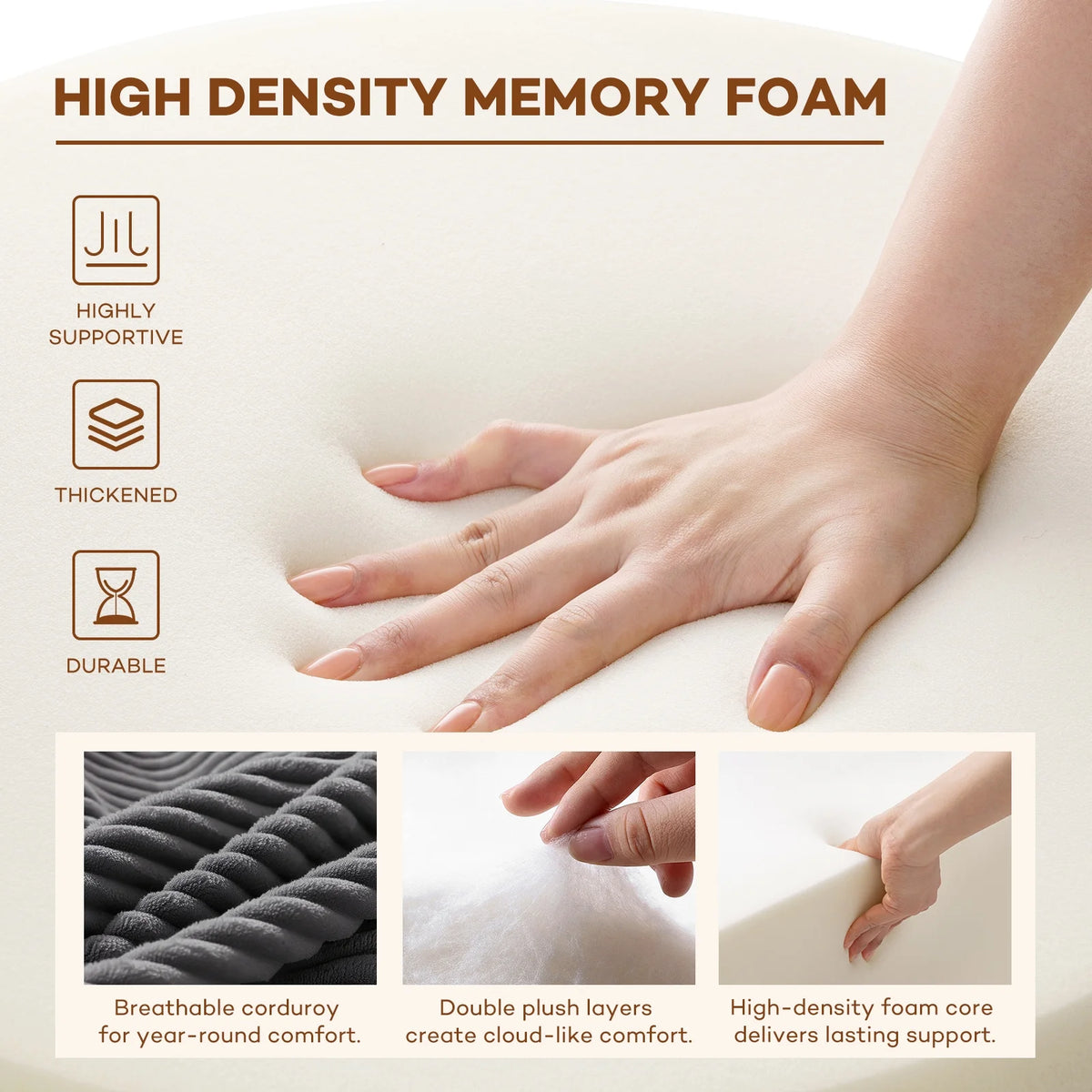 Hommpa Folding Sofa Bed Foldable Couch Bed Convertible Futon Chair with High Density Foam Filling with Pillow for Adult,Comfort chair bed for Living Room Bedroom,Gray,Single