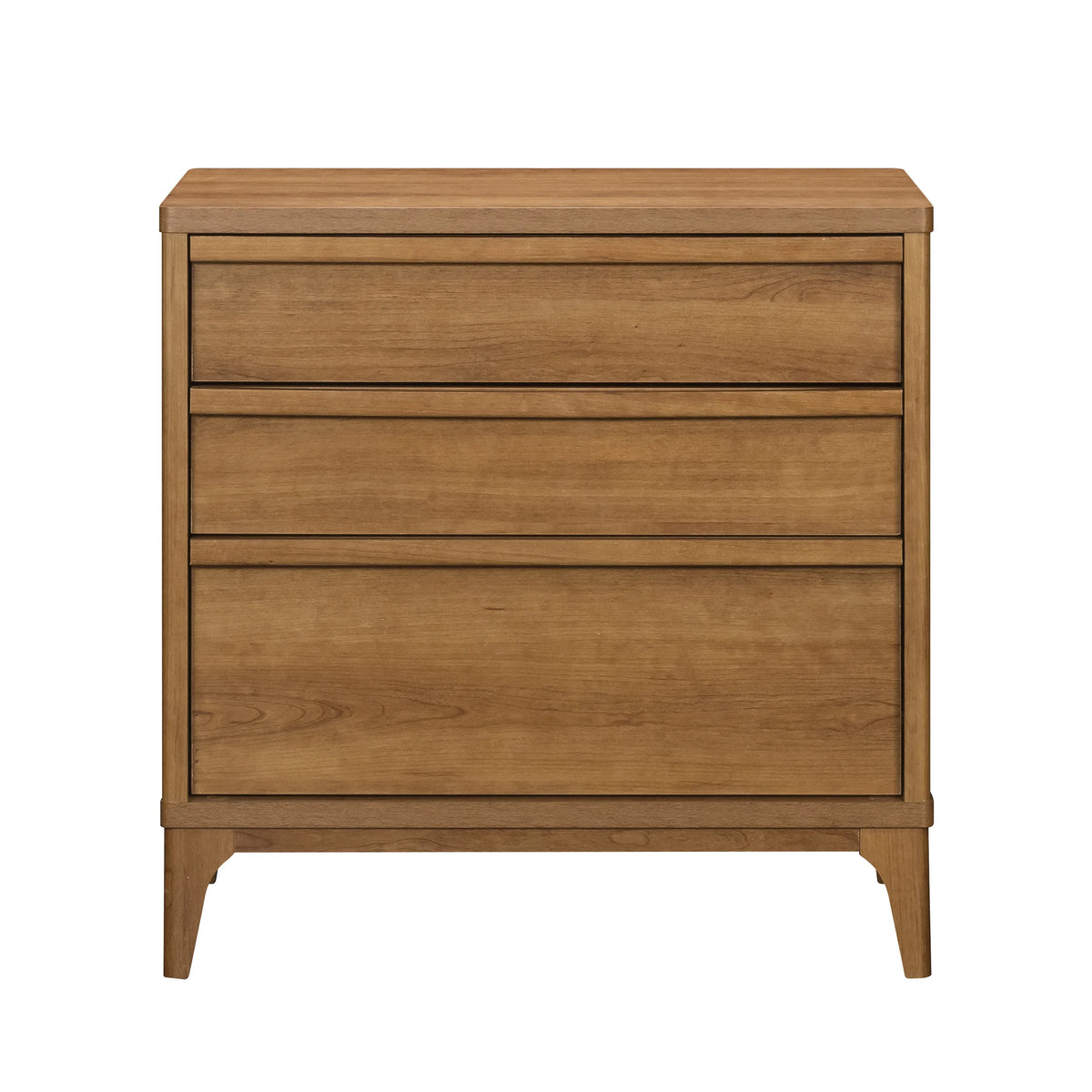 Better Homes & Gardens Greyson 3-Drawer Nightstand with USB, Acorn Finish