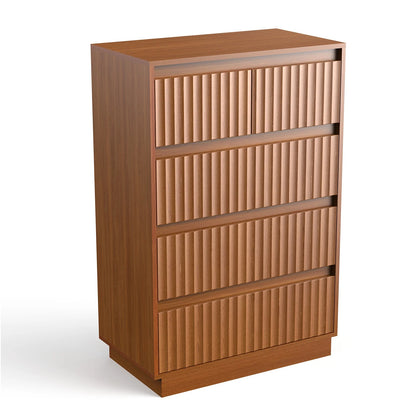Wood Dresser, 6 Drawer Dresser for Bedroom, Modern Chest of Drawers with Deep Drawers Waterproof Living Room, Hallway, Entryway