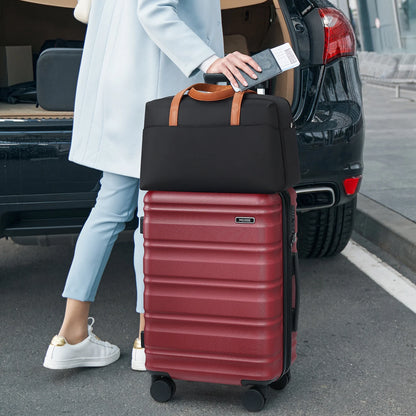 MIUSSE Luggage Sets 3 Piece, 20 Inch Carry On Luggage with Wheels, 100% PC Hardshell Suitcase with TSA Lock, Carry On Suitcases Airline Approved With Travel Backpack for Men Women