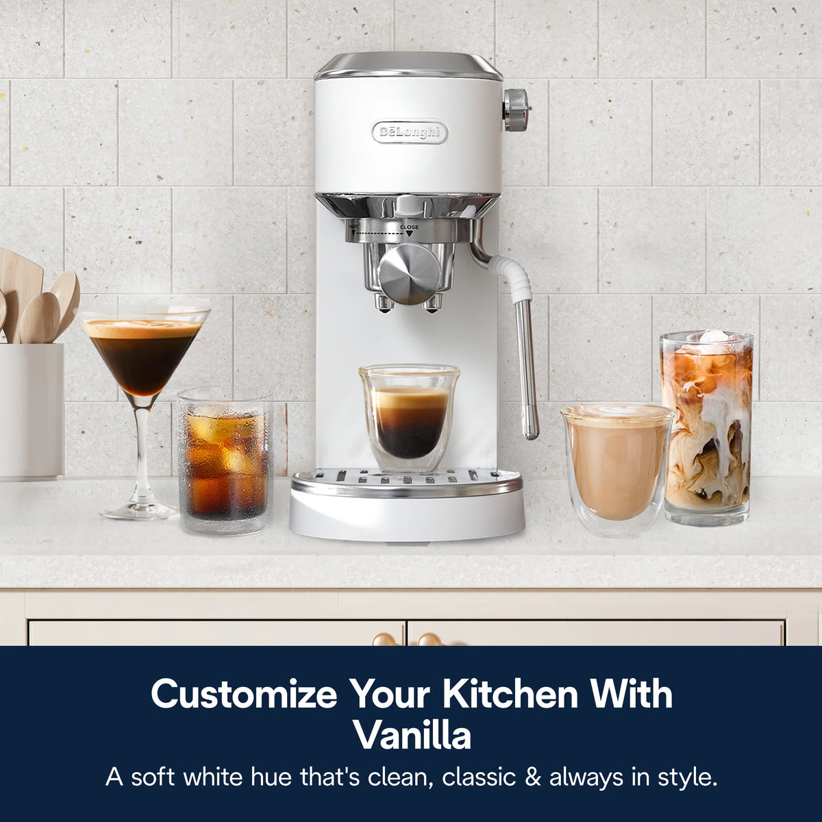 De’Longhi Dedica Duo Espresso Machine, Compact Size with Built in Frother for Latte Art, Brew Espresso, Cold Brew, Lattes & More, Stainless Steel