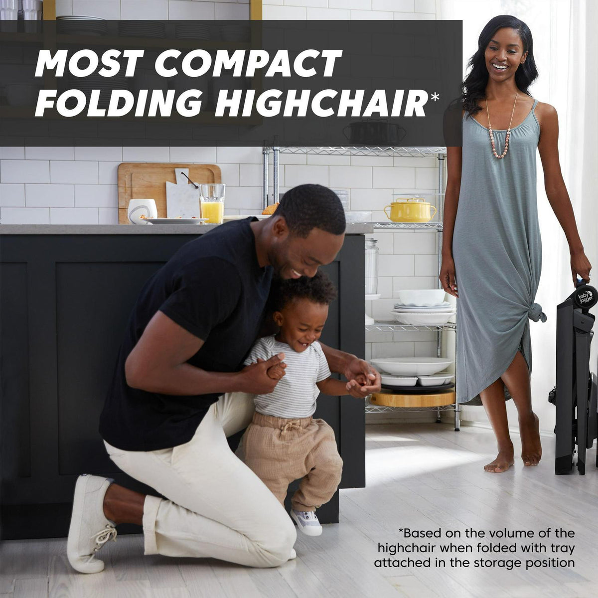 Baby Jogger City Bistro High Chair. Graphite. 1 Count