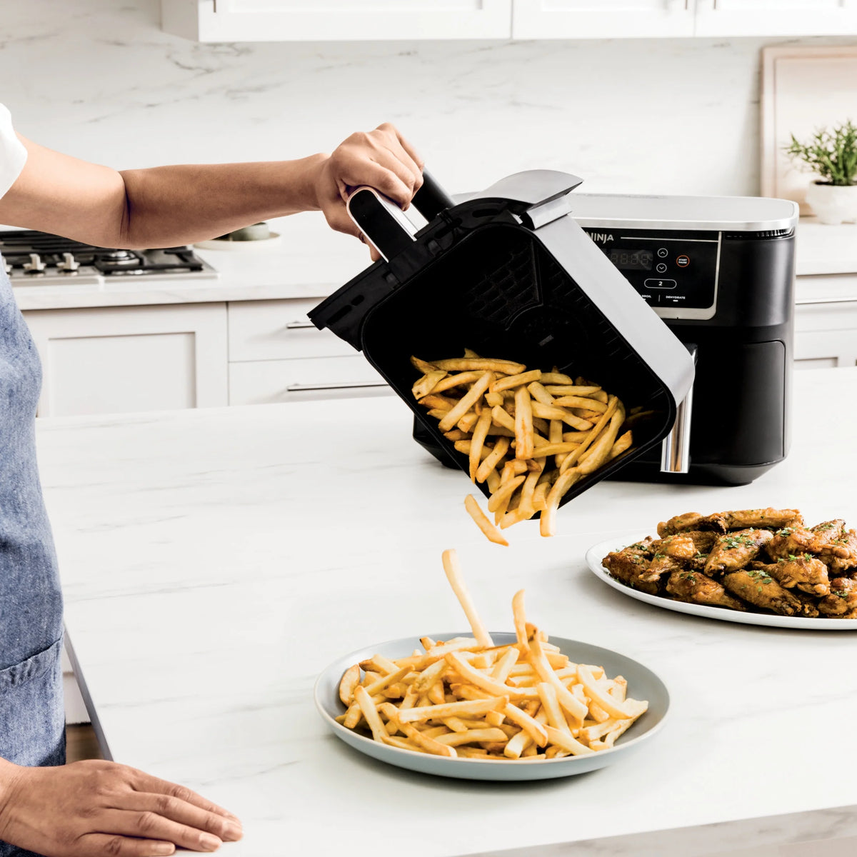 Ninja?? Foodi?? 6-in-1 Smart 10-qt. 2-Basket Air Fryer