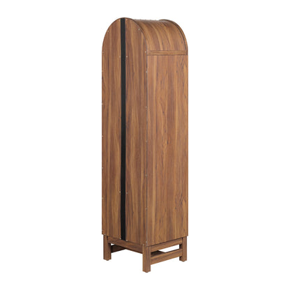 Better Homes & Gardens Juliet Narrow Arch Bookcase, Deep Green and Light Honey