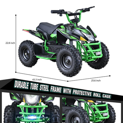 Aoemoe 500W Ride-On Racer �C 15mph Speed, 36V Battery, 45�C60 Min Play, Blue