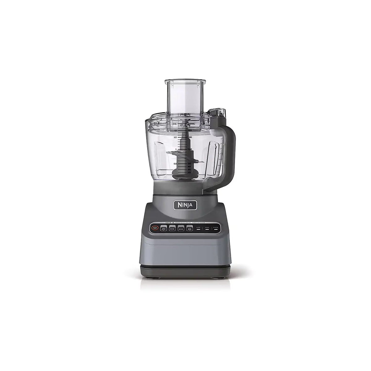 Ninja Professional 9 Cup Food Processor, 850 Watts, Auto-iQ 3 Presets, Chop, Dough, Slice, Shred, BN600 Silver