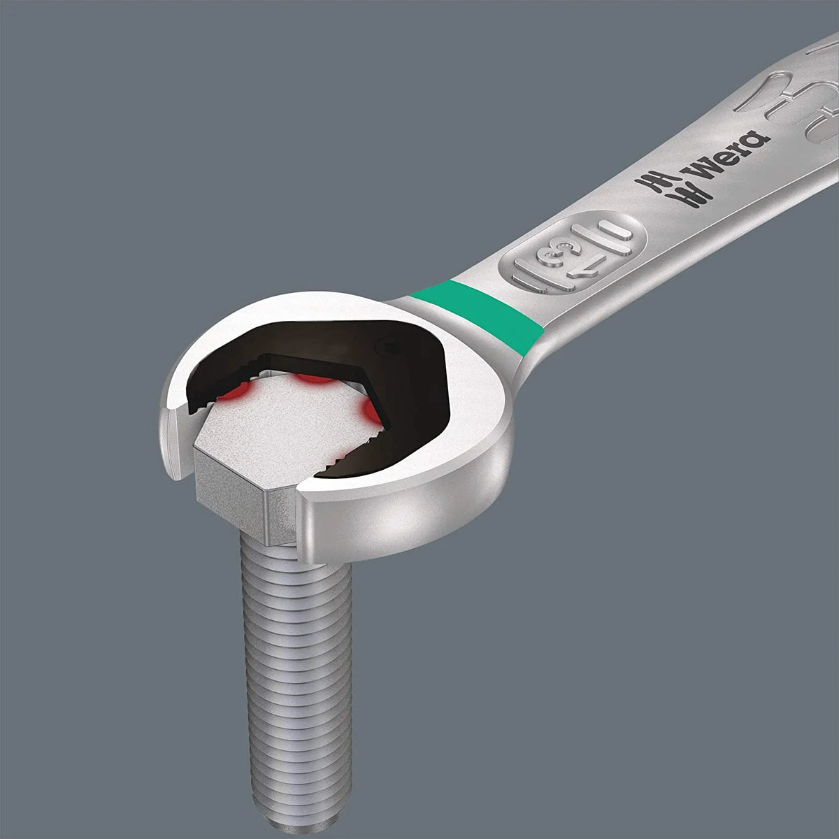 Wera Combo Wrench St,Steel,Chrome,Standard 05020022001