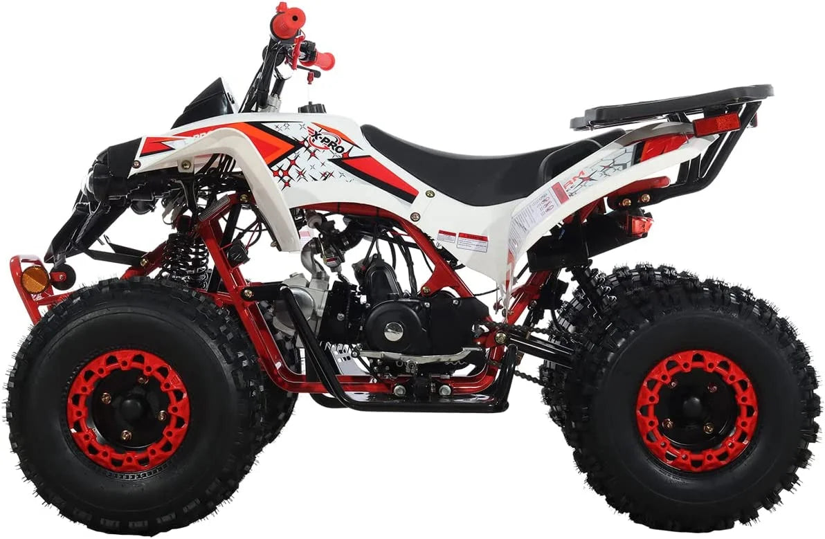 X-Pro Brand New 125cc Gas ATV, Automatic Transmission w/Reverse Electric Start Big 19"/18" Tires