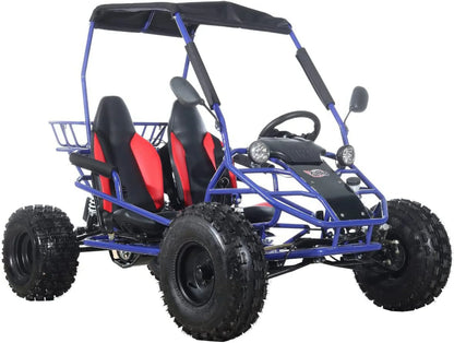 X-Pro New Rover 125cc Gas Powered Go Kart 3 Semi-Automatic Transmission w/Reverse Big 18"/19" Wheels