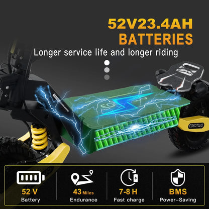 Off Road Electric Scooter for Adults, 1200W Motor Fast E Scooter, Up to 28MPH Top Speed & 20Miles Long Range, 11" Off-Road Tires, 330lbs MAX Load, Foldable
