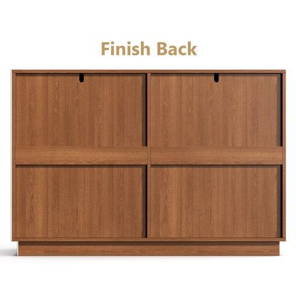 Wood Dresser, 6 Drawer Dresser for Bedroom, Modern Chest of Drawers with Deep Drawers Waterproof Living Room, Hallway, Entryway