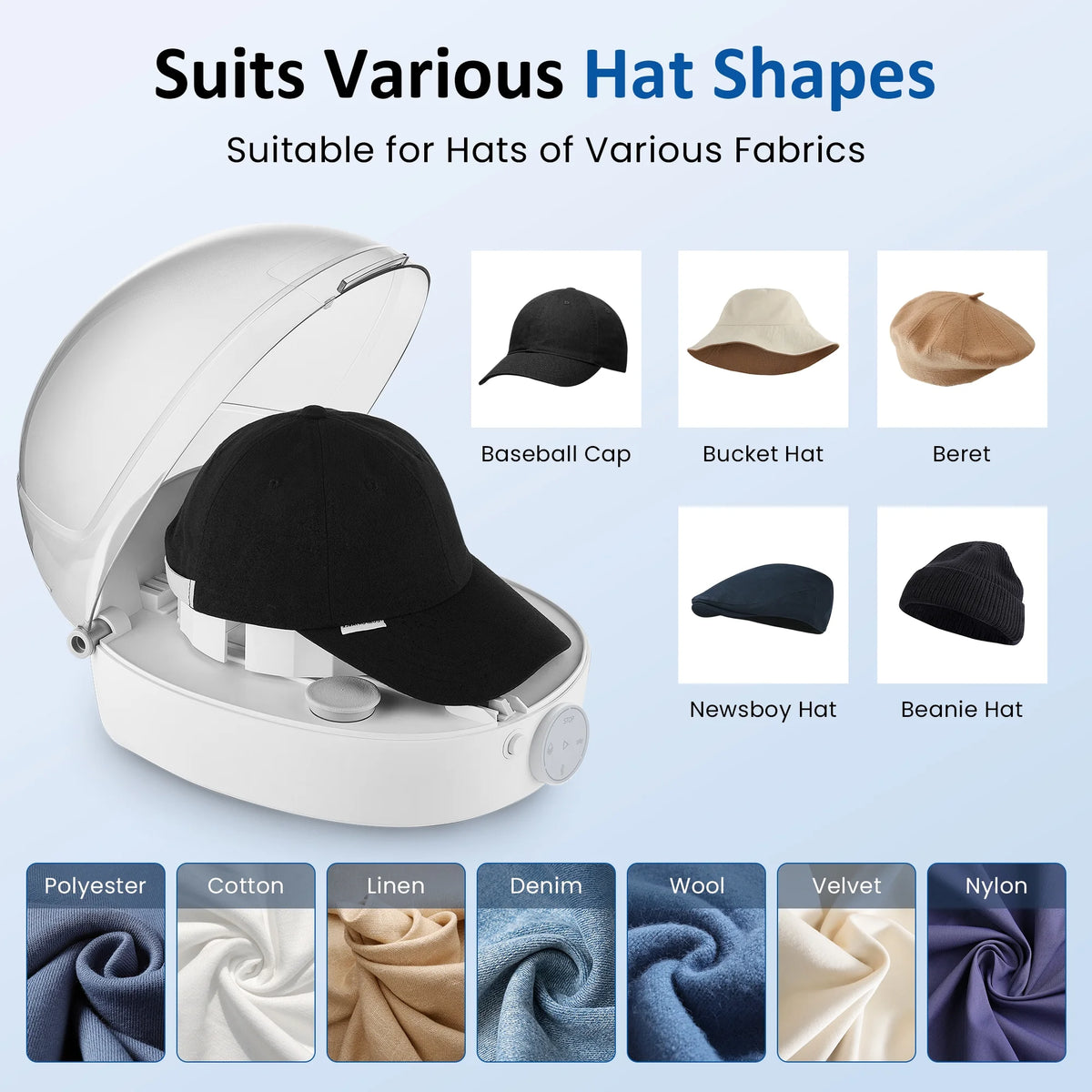 Sunvivi Hat Care Machine for Iron and Dry