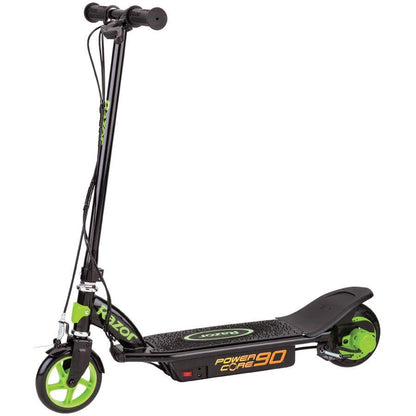 Razor Power Core E90 Green Electric Kids Toy Scooter. Certified Refurbished. Age 8+