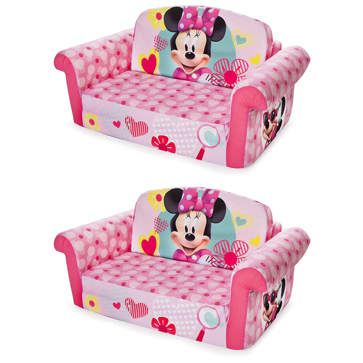 Marshmallow Furniture 2 Pack 2-in-1 Flip Open Foam Sofa Bed, Toy Story 4