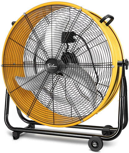 Simple Deluxe 24 inch 3 Speed 4700 CFM Metal Drum Fan