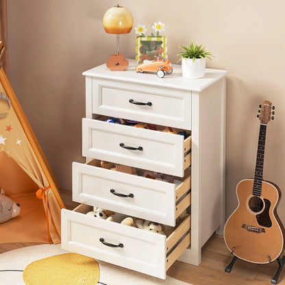 Bedroom Furniture Set - Includes Queen Bed Frame, 4-Drawer Dresser Set of 2 & 3 Seat Futon Sofa - Modern Storage Solution for Stylish Home Decor