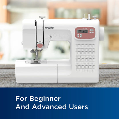 Brother CE1150 110-Stitch Computerized Sewing Machine with Auto Needle Threader, LCD Display & Wide Range of Stitches
