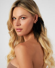 NAIMA Black Ear Cuff by Retail Agenda