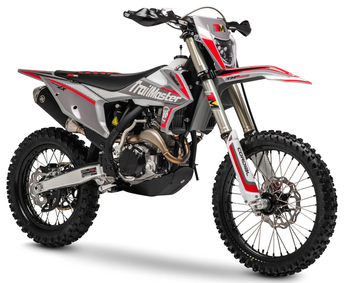 Trailmaster JHL Pro-Series High-Performance LX300 PRO Racing Ready Mid-Size Electric Start Dirt Bike (Red)