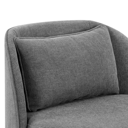 Better Homes & Gardens Juliet Modern Arch Swivel Accent Chair, Cream Boucle