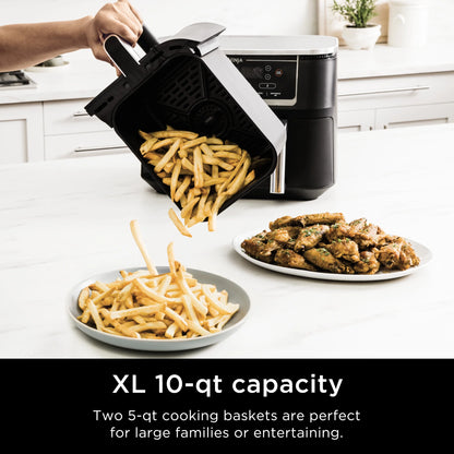 Ninja?? Foodi?? 6-in-1 Smart 10-qt. 2-Basket Air Fryer