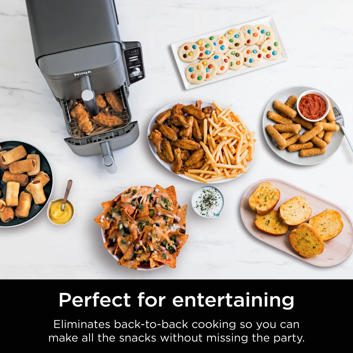 Ninja DoubleStack XL 10 QT 2-Basket Air Fryer